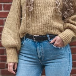 Women's Classic Leather Belt | Black -Fashion Shoes Promotion Store 1024x1024 Classic Black 1 1