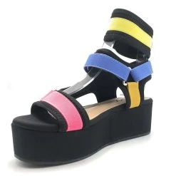 Bella Luna Mia-ST 6 Bella Luna Mia-ST -Fashion Shoes Promotion Store Bella Luna Mia ST Black Multi 3